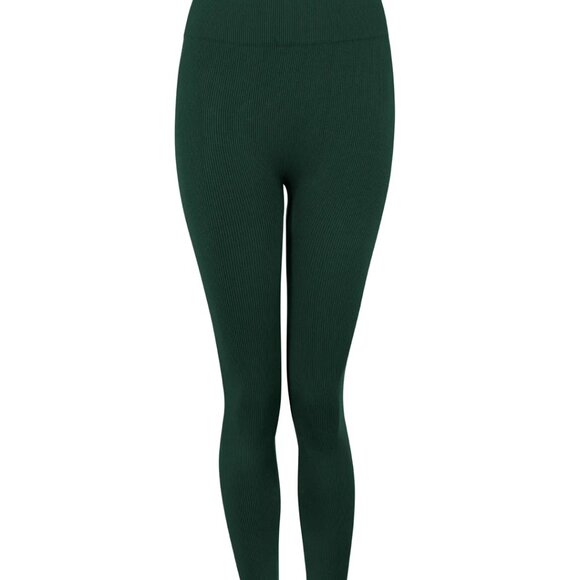 Prism London Awaken 7/8 Seamless Legging Forest Green fit Size 2-12 - Picture 8 of 10